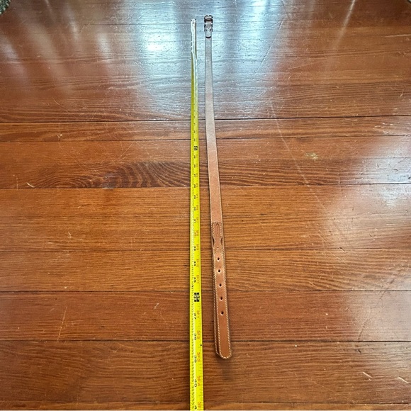 Vintage Jordache Brown Leather Belt Size 36 - Picture 12 of 12